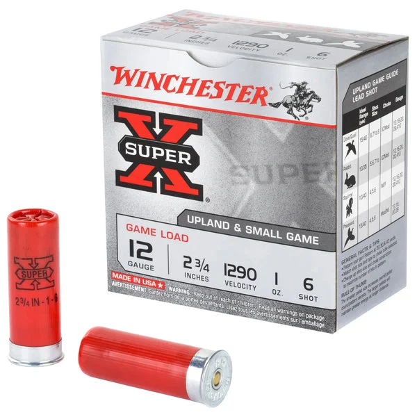WINCHESTER SUPER-X 12GA 2.75" 1OZ #6 25RD