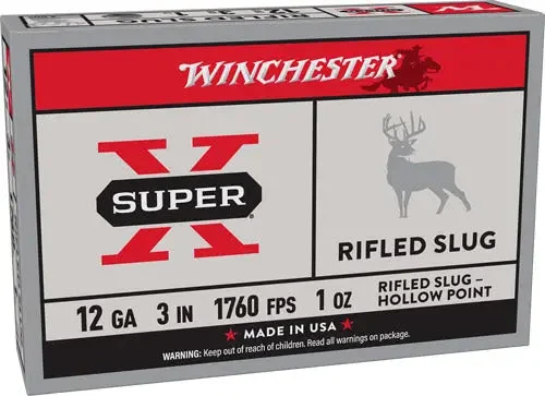 WINCHESTER SUPER-X 12GA 3" 1OZ RIFLED SLUG 5RD