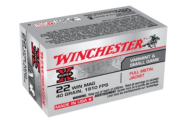 Winchester Super X 22WMR 40gr FMJ