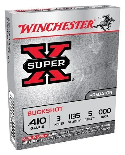 WINCHESTER SUPER-X 410 3" 000 BUCK 5 PELLET 5RD