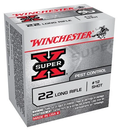 Winchester Super-X Rimfire Ammo 22 LR 40 grain 12 Shot Shotshell (Birdshot)