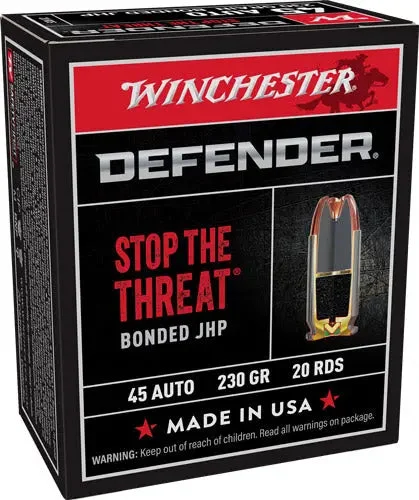 WINCHESTER SUPREME 45 ACP 230GR PDX1 DEF HP 20RD