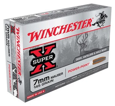 Winchester X7MM1 Super X Power-Point145 Grain 7mm Mauser