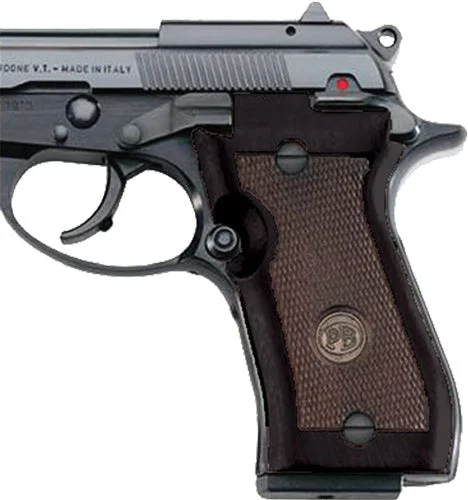 WOOD CHECKERED RIGHT HANDBERETTA 87 STANDARD GRIPS