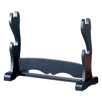 Wooden table Stand for 2 Swords DBWS2