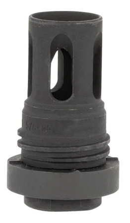 Yankee Hill 431524A Mini QD Flash Hider Black Phosphate Steel with 5/8″-24 tpi Threads & 2.13″ OAL for 5.56x45mm NATO AR-Platform