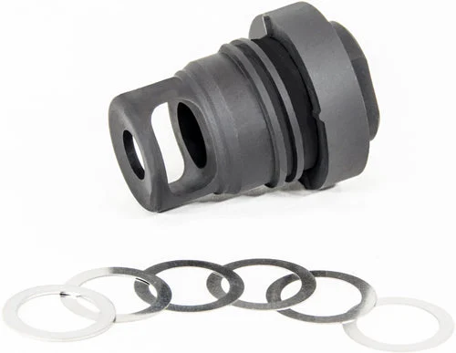 YHM MINI QD MUZZLE BRAKE 5.56MM FOR 1/2X28 THREADS
