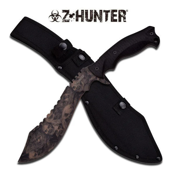 Z-Hunter Fantasy Skulls Tan Machete For Sale (ZB-117TN)