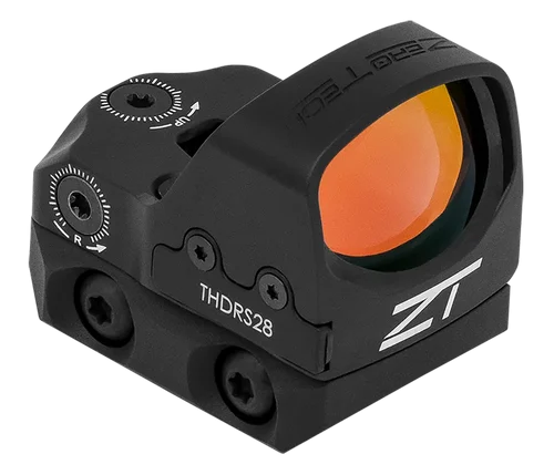 Zero Tech Optics Thrive HD Low Mount Black 1x28mmx20mm, 3 MOA Red Dot Reticle Picatinny Rail/RMR Footprint Mount
