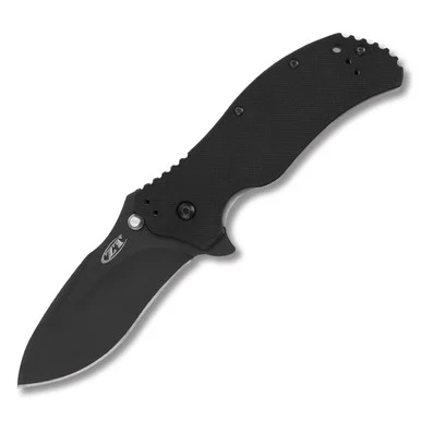 Zero Tolerance 0350 Assisted Open Folding Knife Blackout S30V/G-10 Ken Onion Design ZT350
