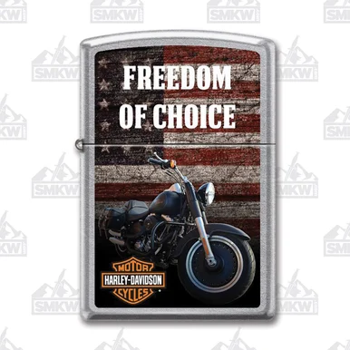 Zippo Harley-Davidson Freedom of Choice Lighter Street Chrome ZP405354