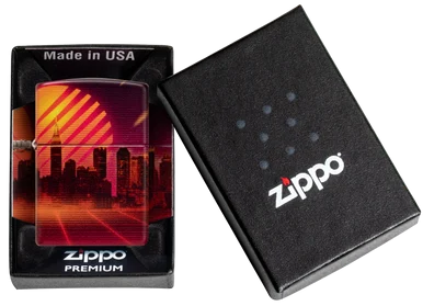 Zippo Lighter Cyber City Design 540 Color ZP48505