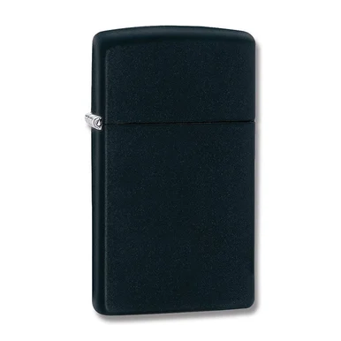 Zippo Lighter Slim Black Matte ZP1618