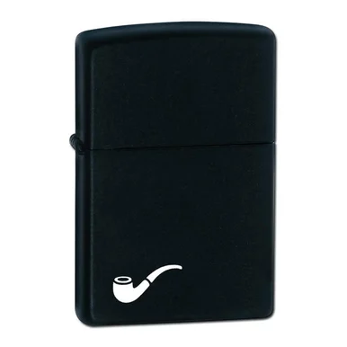 Zippo Matte Black Pipe Lighter ZP218PL