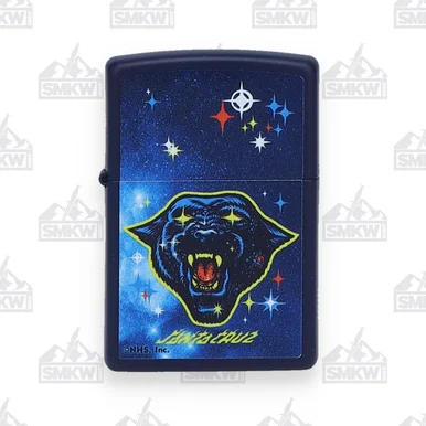 Zippo Navy Matte Starry-Eyed Panther Lighter ZP49613