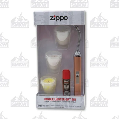 Zippo Rose Gold Lighter & Candle Set ZP44037