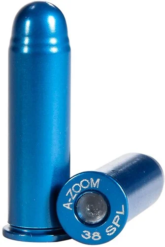 A-ZOOM METAL SNAP CAP BLUE .38 SPECIAL 12-PACK