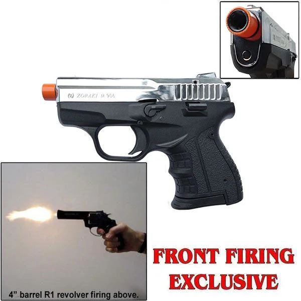 Zoraki 906 Chrome – Front Firing 9mm Blank Gun