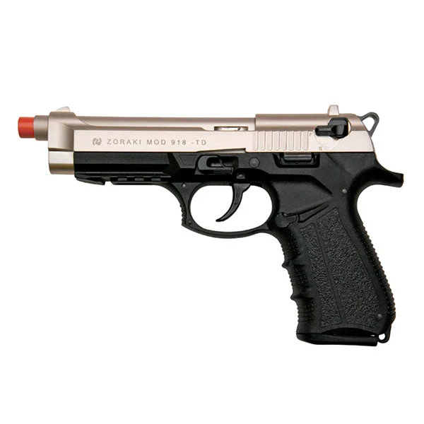 Zoraki 918 Blank Firing Gun Satin – Front Fire 9mm Blank Gun