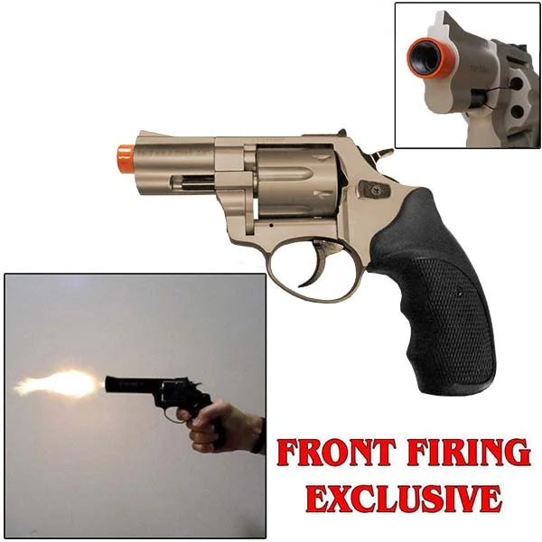 Zoraki R1 Satin 2.5″ Front Fire – 9mm Blank Gun Revolver