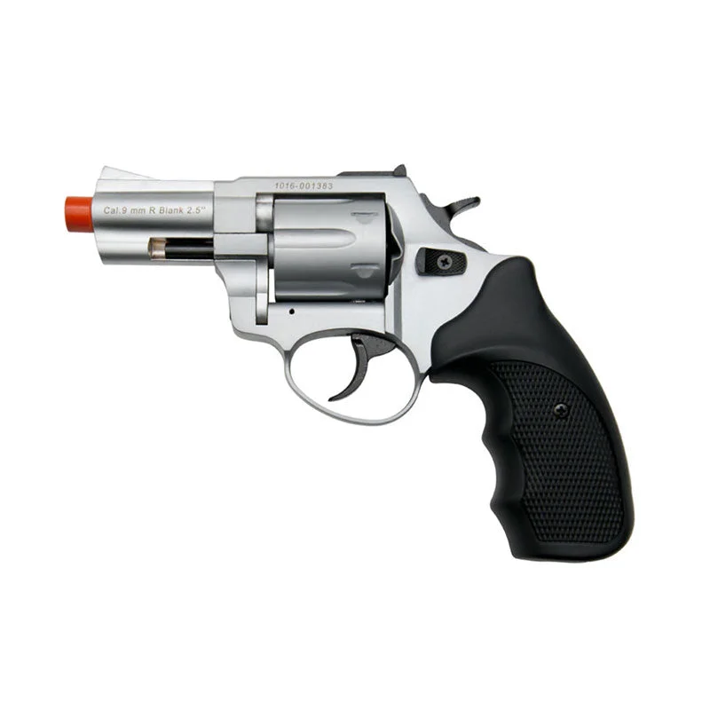 Zoraki R1 Silver 2.5″ Front Firing – 9mm Revolver Starter Pistol