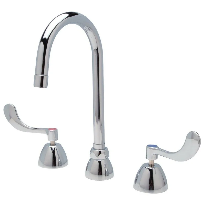 Zurn AquaSpec Two Handle Widespread Bathroom Sink Faucet in Polished Chrome | Ferguson